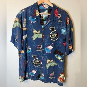 Vintage Toes on the Nose Hawaiian Shirt Surf Aloha Short Sleeve Button Down